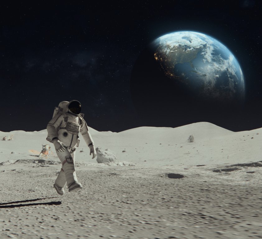 The Moon and Deep Space Missions